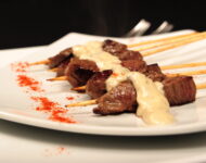 Brochetas de filete